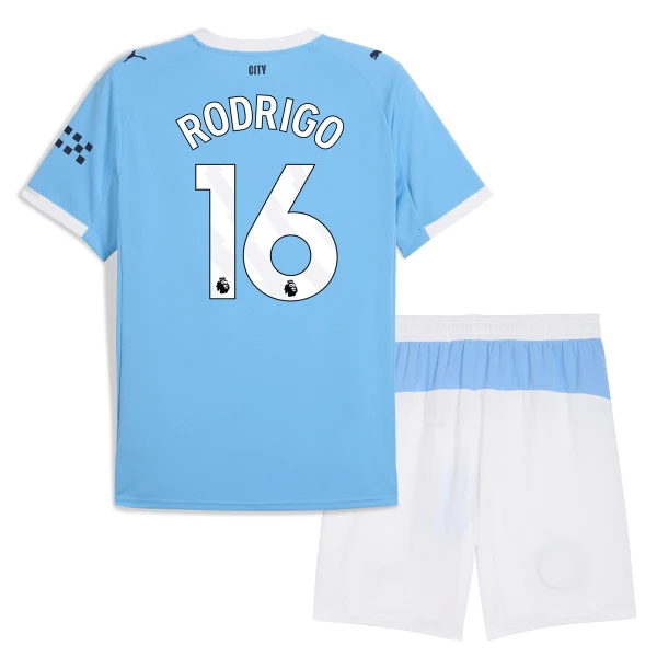 Camisolas Manchester City Rodrigo Hernández 16 Criança Equipamento Principal 25/26