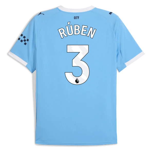 Camisolas Manchester City Rúben Dias 3 Equipamento Principal 25/26