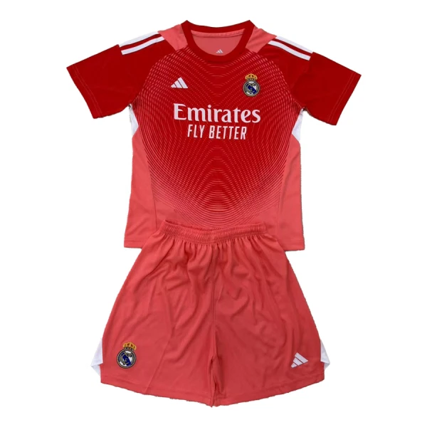 Camisolas Guarda Redes Real Madrid Criança 25/26 Vermelho