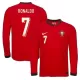 Camisolas Portugal Cristiano Ronaldo 7 Equipamento Principal 2025 Manga Comprida Camisolas Portugal Cristiano Ronaldo 7 Equipamento Principal 2025 Manga Comprida