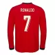 Camisolas Portugal Cristiano Ronaldo 7 Equipamento Principal 2025 Manga Comprida