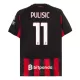 Camisolas AC Milan Christian Pulišić 11 Equipamento Principal 25/26 Camisolas AC Milan Christian Pulišić 11 Equipamento Principal 25/26