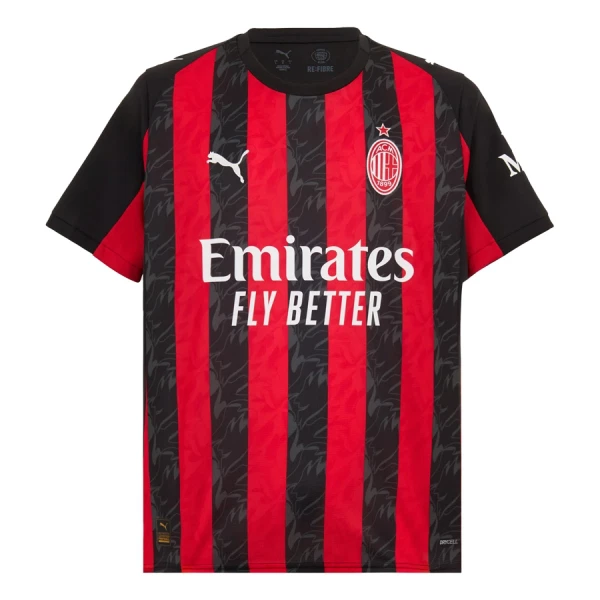 Camisolas AC Milan Equipamento Principal 25/26 Camisolas AC Milan Equipamento Principal 25/26