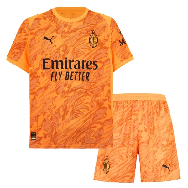 Camisolas Guarda Redes AC Milan Criança 25/26 Laranja Camisolas Guarda Redes AC Milan Criança 25/26 Laranja