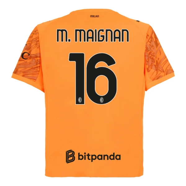 Camisolas Guarda Redes AC Milan M. Maignan 16 25/26 Laranja Camisolas Guarda Redes AC Milan M. Maignan 16 25/26 Laranja