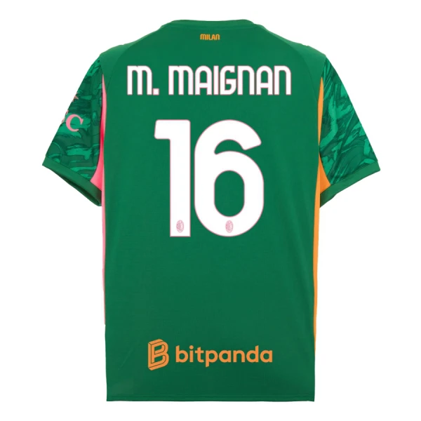 Camisolas Guarda Redes AC Milan M. Maignan 16 25/26 Verde Camisolas Guarda Redes AC Milan M. Maignan 16 25/26 Verde