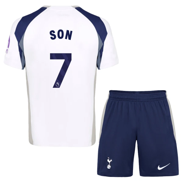 Camisolas Tottenham Hotspur Heung-min Son 7 Criança Equipamento Principal 25/26 Camisolas Tottenham Hotspur Heung-min Son 7 Criança Equipamento Principal 25/26