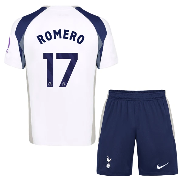 Camisolas Tottenham Hotspur Romero 17 Criança Equipamento Principal 25/26 Camisolas Tottenham Hotspur Romero 17 Criança Equipamento Principal 25/26