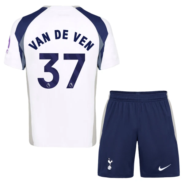 Camisolas Tottenham Hotspur Van De Ven 37 Criança Equipamento Principal 25/26 Camisolas Tottenham Hotspur Van De Ven 37 Criança Equipamento Principal 25/26
