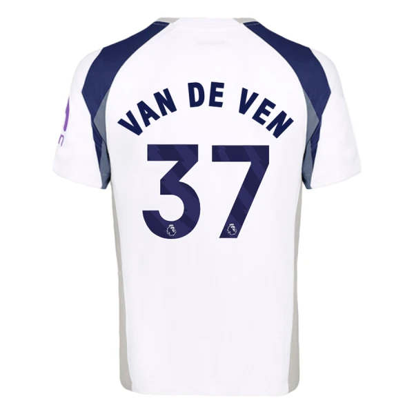 Camisolas Tottenham Hotspur Van De Ven 37 Equipamento Principal 25/26 Camisolas Tottenham Hotspur Van De Ven 37 Equipamento Principal 25/26