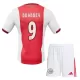 Camisolas Ajax Amsterdam Brobbey 9 Criança Equipamento Principal 25/26 Camisolas Ajax Amsterdam Brobbey 9 Criança Equipamento Principal 25/26