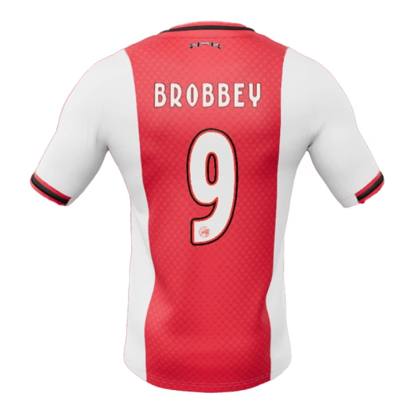 Camisolas Ajax Amsterdam Brobbey 9 Equipamento Principal 25/26 Camisolas Ajax Amsterdam Brobbey 9 Equipamento Principal 25/26