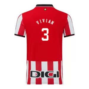 Camisolas Athletic Bilbao Vivian 3 Equipamento Principal 25/26