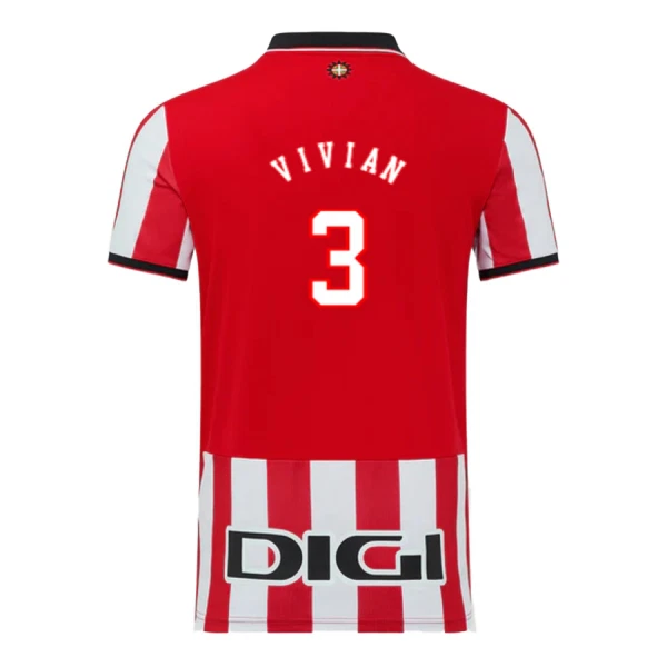 Camisolas Athletic Bilbao Vivian 3 Equipamento Principal 25/26 Camisolas Athletic Bilbao Vivian 3 Equipamento Principal 25/26