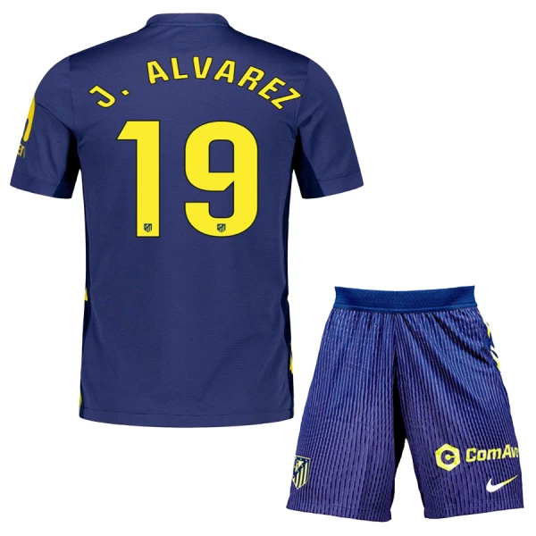 Camisolas Atlético Madrid Julián Álvarez 19 Criança Equipamento Alternativo 25/26 Camisolas Atlético Madrid Julián Álvarez 19 Criança Equipamento Alternativo 25/26