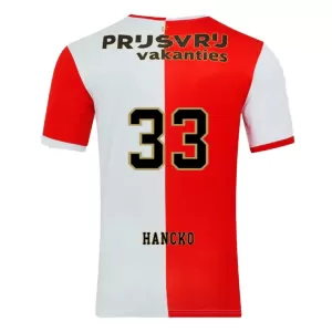 Camisolas Feyenoord Rotterdam Hancko 33 Equipamento Principal 25/26