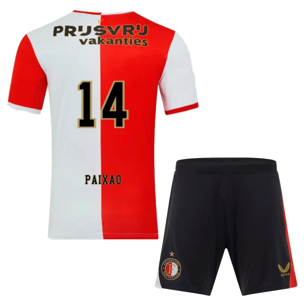 Camisolas Feyenoord Rotterdam Paixao 14 Criança Equipamento Principal 25/26 Camisolas Feyenoord Rotterdam Paixao 14 Criança Equipamento Principal 25/26
