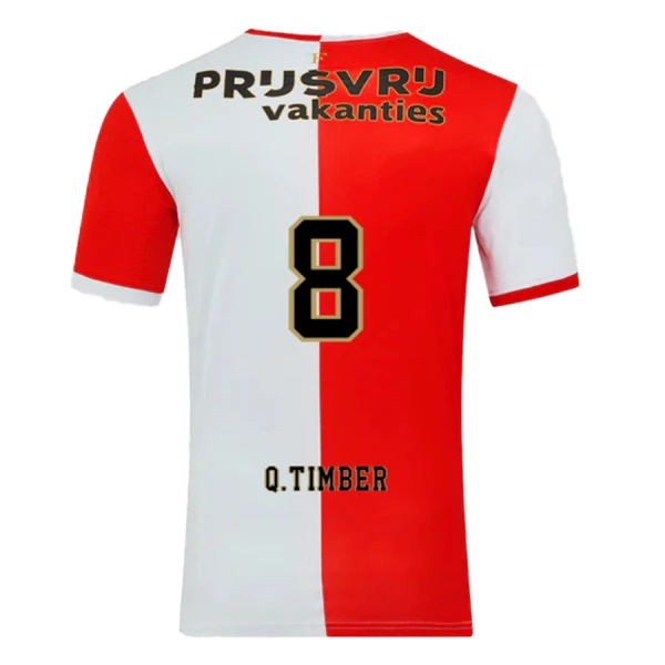 Camisolas Feyenoord Rotterdam Q. Timber 8 Equipamento Principal 25/26 Camisolas Feyenoord Rotterdam Q. Timber 8 Equipamento Principal 25/26