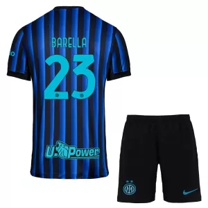 Camisolas Inter Milan Barella 23 Criança Equipamento Principal 25/26 Camisolas Inter Milan Barella 23 Criança Equipamento Principal 25/26