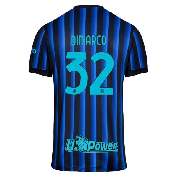 Camisolas Inter Milan Dimarco 32 Equipamento Principal 25/26 Camisolas Inter Milan Dimarco 32 Equipamento Principal 25/26