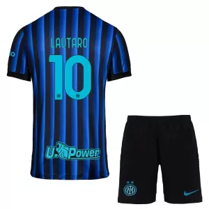 Camisolas Inter Milan Lautaro Martínez 10 Criança Equipamento Principal 25/26 Camisolas Inter Milan Lautaro Martínez 10 Criança Equipamento Principal 25/26