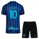 Camisolas Inter Milan Lautaro Martínez 10 Criança Equipamento Principal 25/26 Camisolas Inter Milan Lautaro Martínez 10 Criança Equipamento Principal 25/26