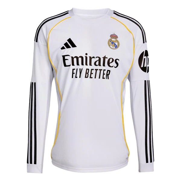 Camisolas Real Madrid Equipamento Principal 25/26 Manga Comprida Camisolas Real Madrid Equipamento Principal 25/26 Manga Comprida