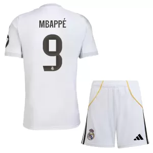 Camisolas Real Madrid Kylian Mbappé 9 Criança Equipamento Principal 25/26 Camisolas Real Madrid Kylian Mbappé 9 Criança Equipamento Principal 25/26