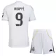 Camisolas Real Madrid Kylian Mbappé 9 Criança Equipamento Principal 25/26 Camisolas Real Madrid Kylian Mbappé 9 Criança Equipamento Principal 25/26