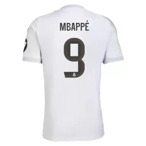 Camisolas Real Madrid Kylian Mbappé 9 Equipamento Principal 25/26 Camisolas Real Madrid Kylian Mbappé 9 Equipamento Principal 25/26
