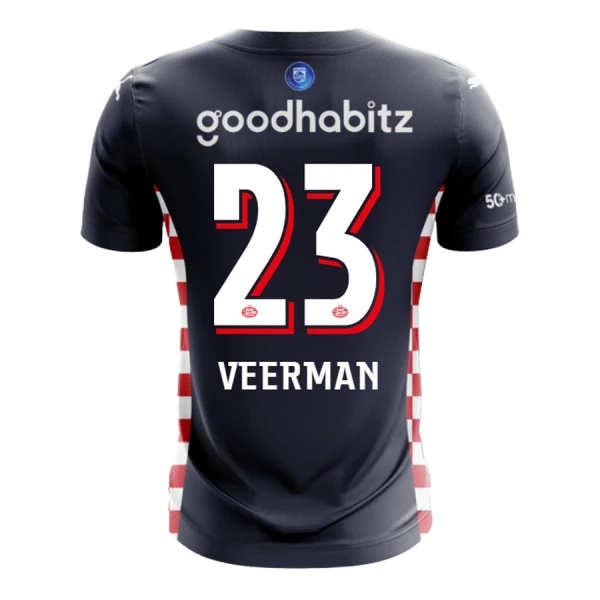 Camisolas PSV Eindhoven Veerman 23 Equipamento Alternativo 25/26 Camisolas PSV Eindhoven Veerman 23 Equipamento Alternativo 25/26