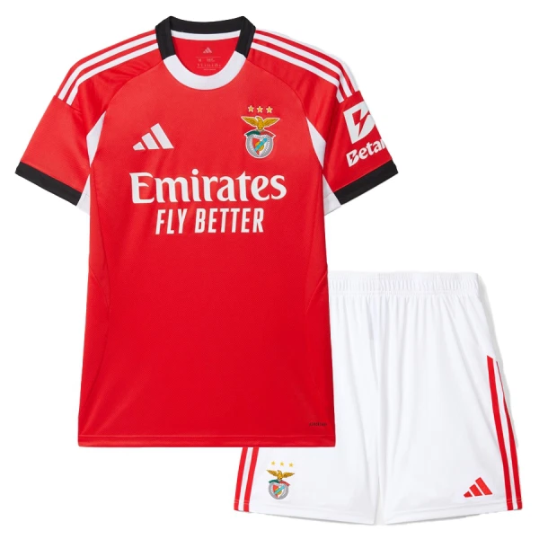 Camisolas SL Benfica Criança Equipamento Principal 25/26 Camisolas SL Benfica Criança Equipamento Principal 25/26