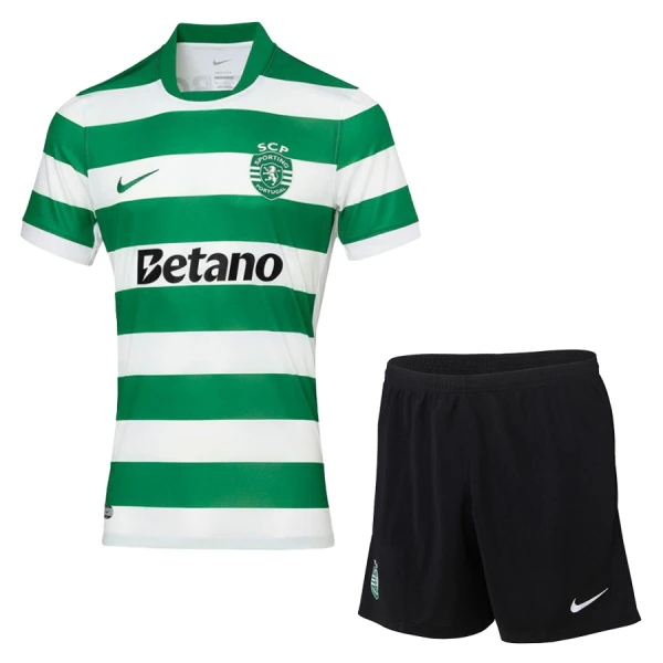 Camisolas Sporting CP Criança Equipamento Principal 25/26 Camisolas Sporting CP Criança Equipamento Principal 25/26