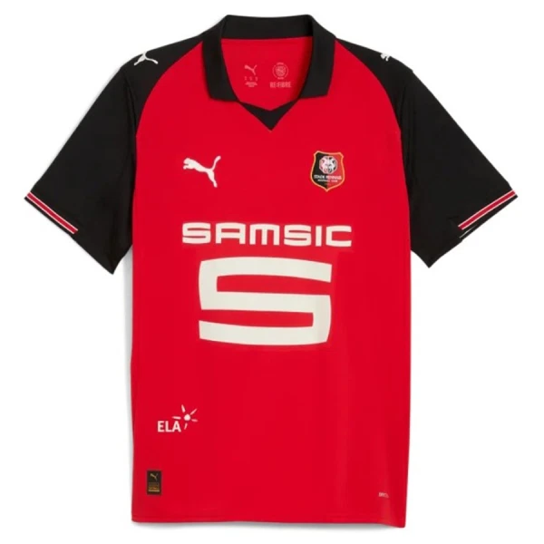 Camisolas Stade Rennais Equipamento Principal 25/26 Camisolas Stade Rennais Equipamento Principal 25/26