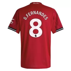 Camisolas Manchester United Bruno Fernandes 8 Equipamento Principal 25/26
