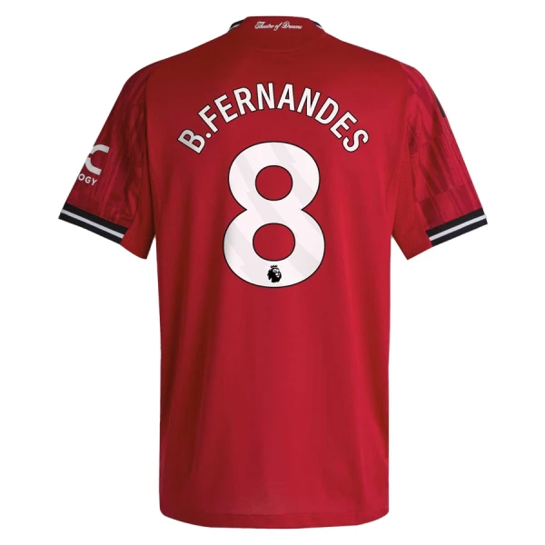 Camisolas Manchester United Bruno Fernandes 8 Equipamento Principal 25/26 Camisolas Manchester United Bruno Fernandes 8 Equipamento Principal 25/26
