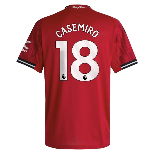 Camisolas Manchester United Casemiro 18 Equipamento Principal 25/26 Camisolas Manchester United Casemiro 18 Equipamento Principal 25/26