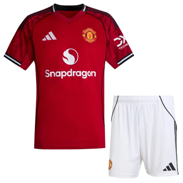 Camisolas Manchester United Criança Equipamento Principal 25/26 Camisolas Manchester United Criança Equipamento Principal 25/26