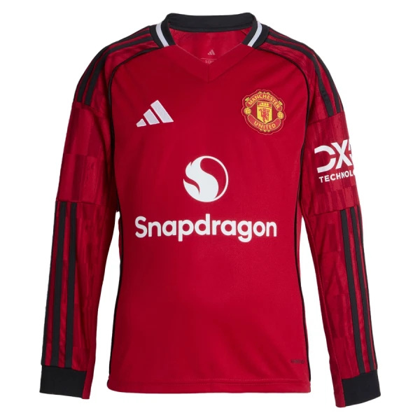 Camisolas Manchester United Equipamento Principal 25/26 Manga Comprida Camisolas Manchester United Equipamento Principal 25/26 Manga Comprida