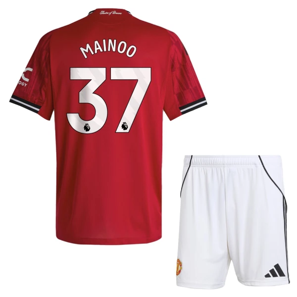 Camisolas Manchester United Mainoo 37 Criança Equipamento Principal 25/26 Camisolas Manchester United Mainoo 37 Criança Equipamento Principal 25/26