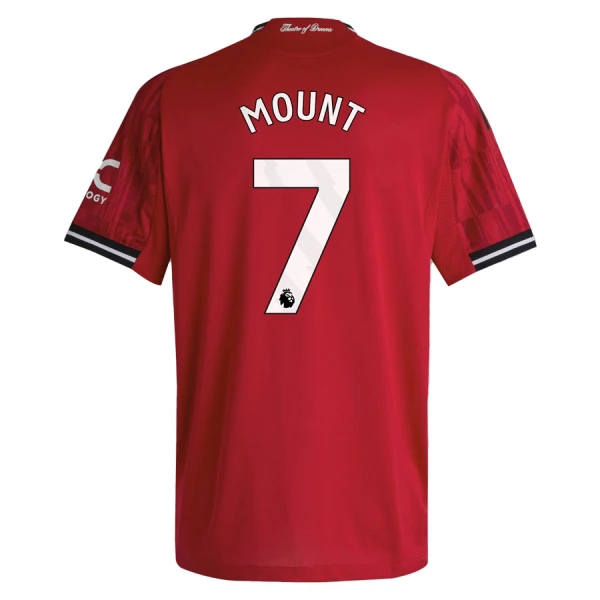 Camisolas Manchester United Mason Mount 7 Equipamento Principal 25/26 Camisolas Manchester United Mason Mount 7 Equipamento Principal 25/26