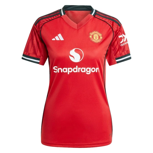 Camisolas Manchester United Mulher Equipamento Principal 25/26 Camisolas Manchester United Mulher Equipamento Principal 25/26