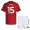 Camisolas Manchester United Yoro 15 Criança Equipamento Principal 25/26