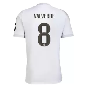 Camisolas Real Madrid Federico Valverde 8 Equipamento Principal 25/26 Camisolas Real Madrid Federico Valverde 8 Equipamento Principal 25/26