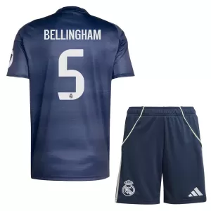 Camisolas Real Madrid Jude Bellingham 5 Criança Equipamento Alternativo 25/26 Camisolas Real Madrid Jude Bellingham 5 Criança Equipamento Alternativo 25/26