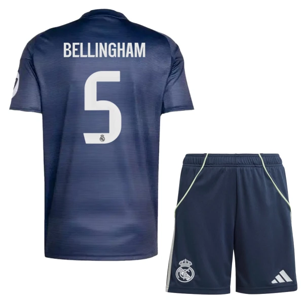 Camisolas Real Madrid Jude Bellingham 5 Criança Equipamento Alternativo 25/26 Camisolas Real Madrid Jude Bellingham 5 Criança Equipamento Alternativo 25/26