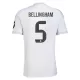 Camisolas Real Madrid Jude Bellingham 5 Equipamento Principal 25/26 Camisolas Real Madrid Jude Bellingham 5 Equipamento Principal 25/26