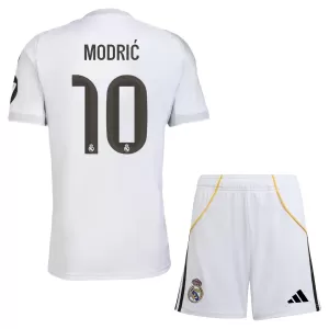 Camisolas Real Madrid Luka Modric 10 Criança Equipamento Principal 25/26 Camisolas Real Madrid Luka Modric 10 Criança Equipamento Principal 25/26