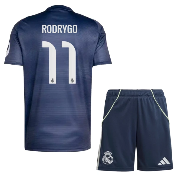 Camisolas Real Madrid Rodrygo Goes 11 Criança Equipamento Alternativo 25/26 Camisolas Real Madrid Rodrygo Goes 11 Criança Equipamento Alternativo 25/26