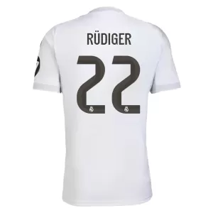 Camisolas Real Madrid Rudiger 22 Equipamento Principal 25/26 Camisolas Real Madrid Rudiger 22 Equipamento Principal 25/26